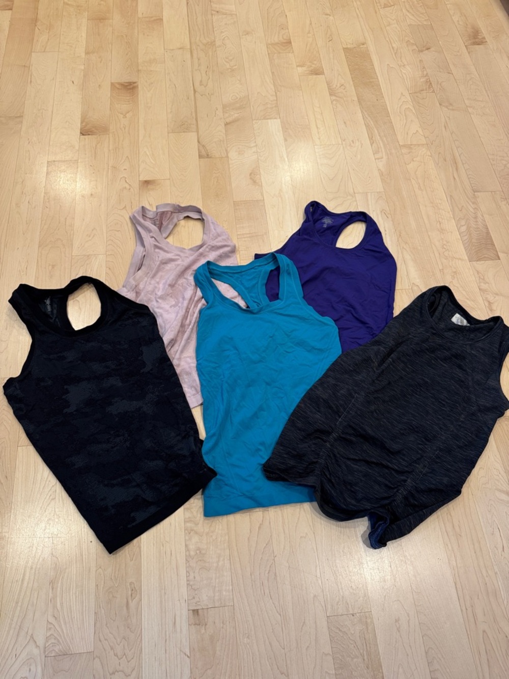 Group of 5 Women’s Racerback Tank Tops from Athleta